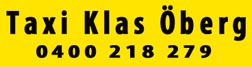 Taxi Klas Öberg logo